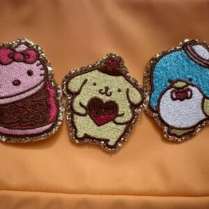 Set of 3 new hello kitty valentine’s day patches